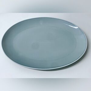 DESIGN HOUSE STOCKHOLM Light Space Ashen Grey 15" Oval Serving Plate